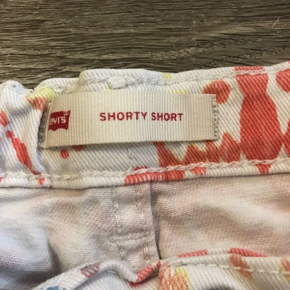 Levi's Tie Dye Shorty Shorts